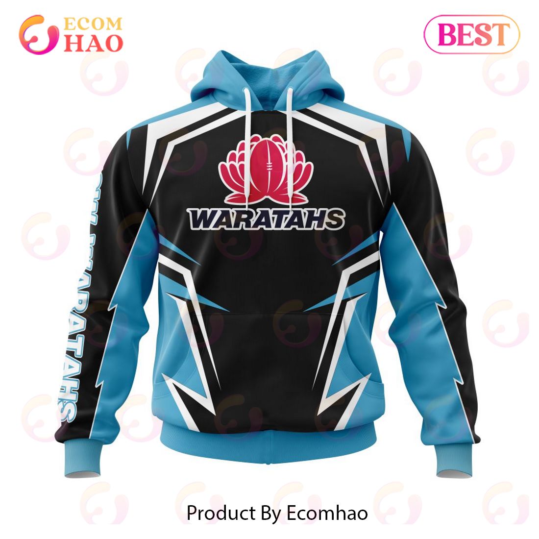 Super Rugby New South Whale Waratahs Special Kits 3D Hoodie