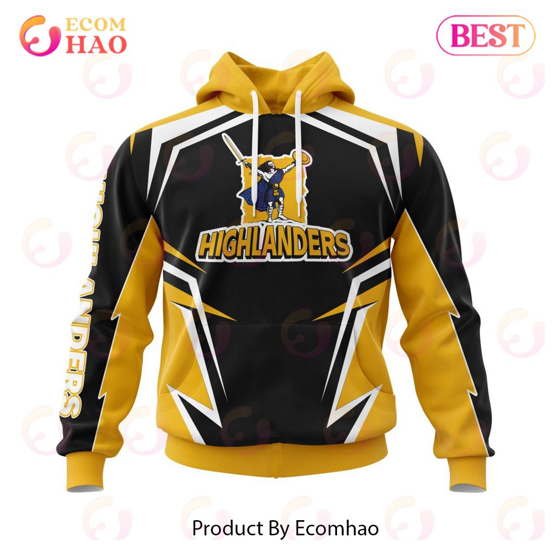 Super Rugby Speights Highlanders Special Kits 3D Hoodie