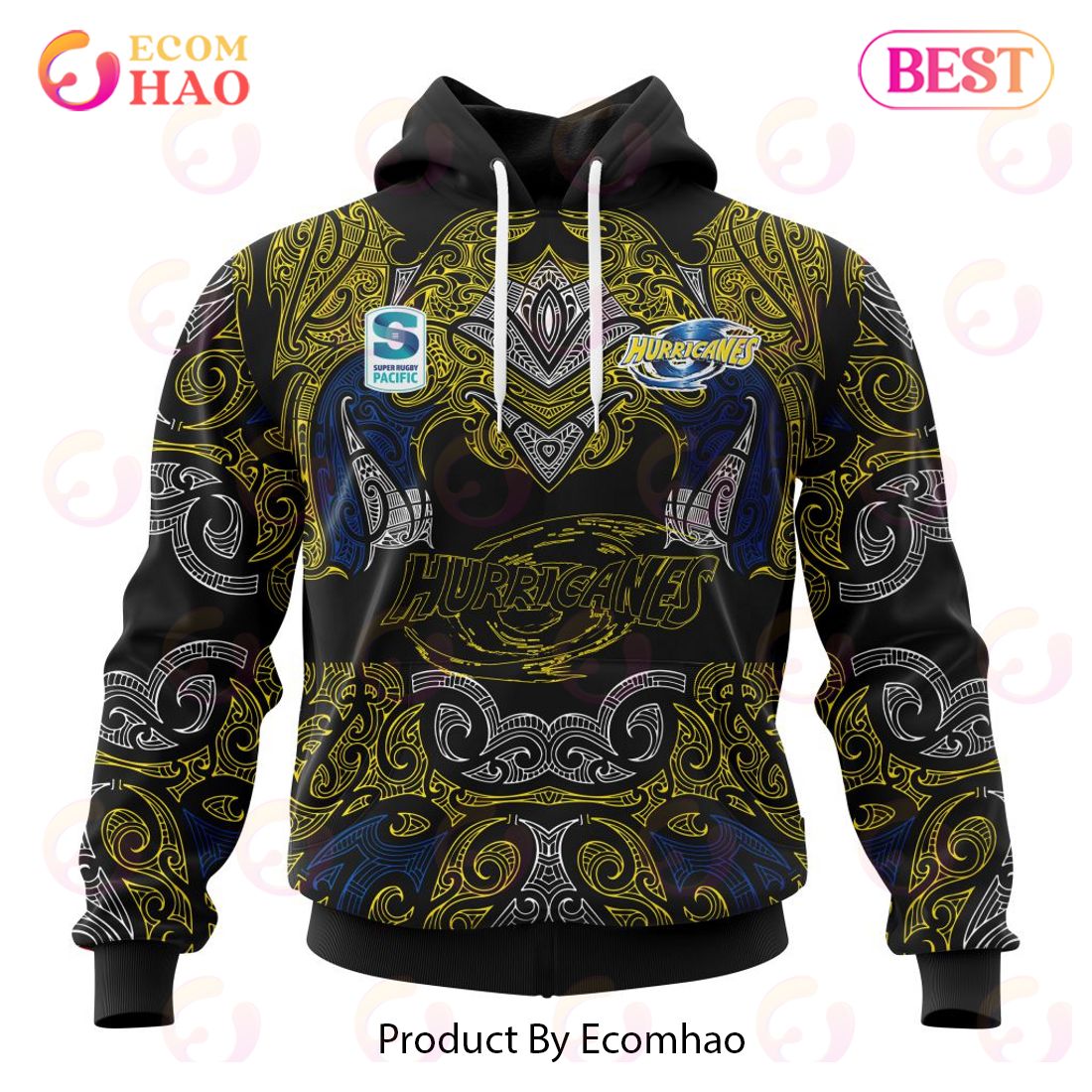 Super Rugby Wellington Hurricanes Specialized Indigenous Outfits Concepts  3D Hoodie