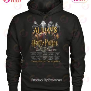 Always Harry Potter 22nd Anniversary 2001 – 2023 Return To Hogwarts Thank You For The Memories T-Shirt
