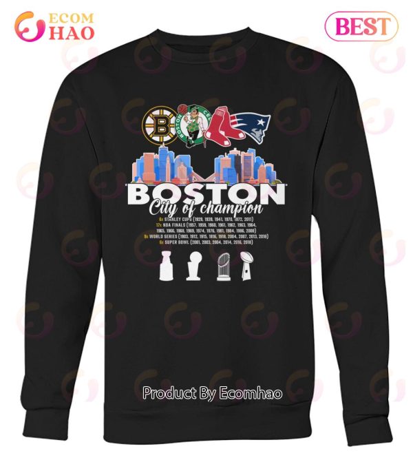 Boston City Of Champion T-Shirt