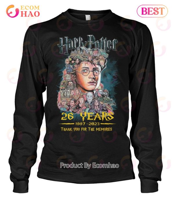 Harry Potter 26 Years 1997 – 2023 Thank You For The Memories T-Shirt
