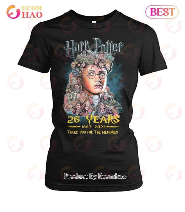 Harry Potter 26 Years 1997 – 2023 Thank You For The Memories T-Shirt