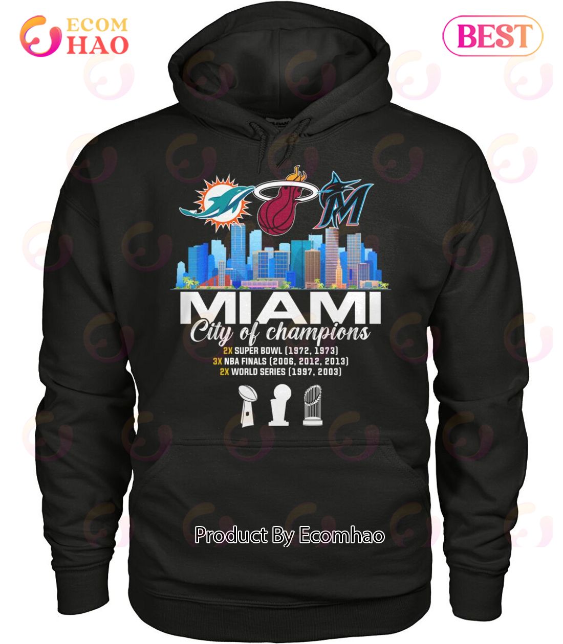 Miami City Of Champion T-Shirt