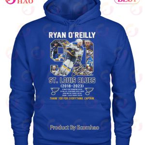 Ryan O’Reilly St. Louis Blues 2018 – 2023 Thank You For Everything, Captain T-Shirt