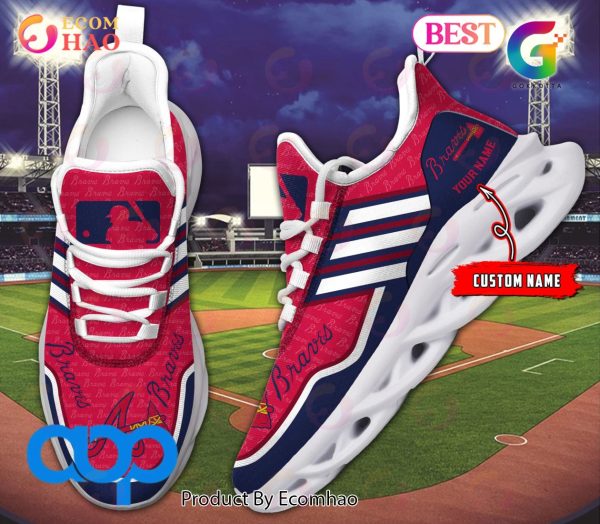 MLB Atlanta Braves Personalized New Clunky Max Soul Sneaker, Shoes