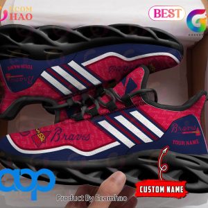 MLB Atlanta Braves Personalized New Clunky Max Soul Sneaker, Shoes