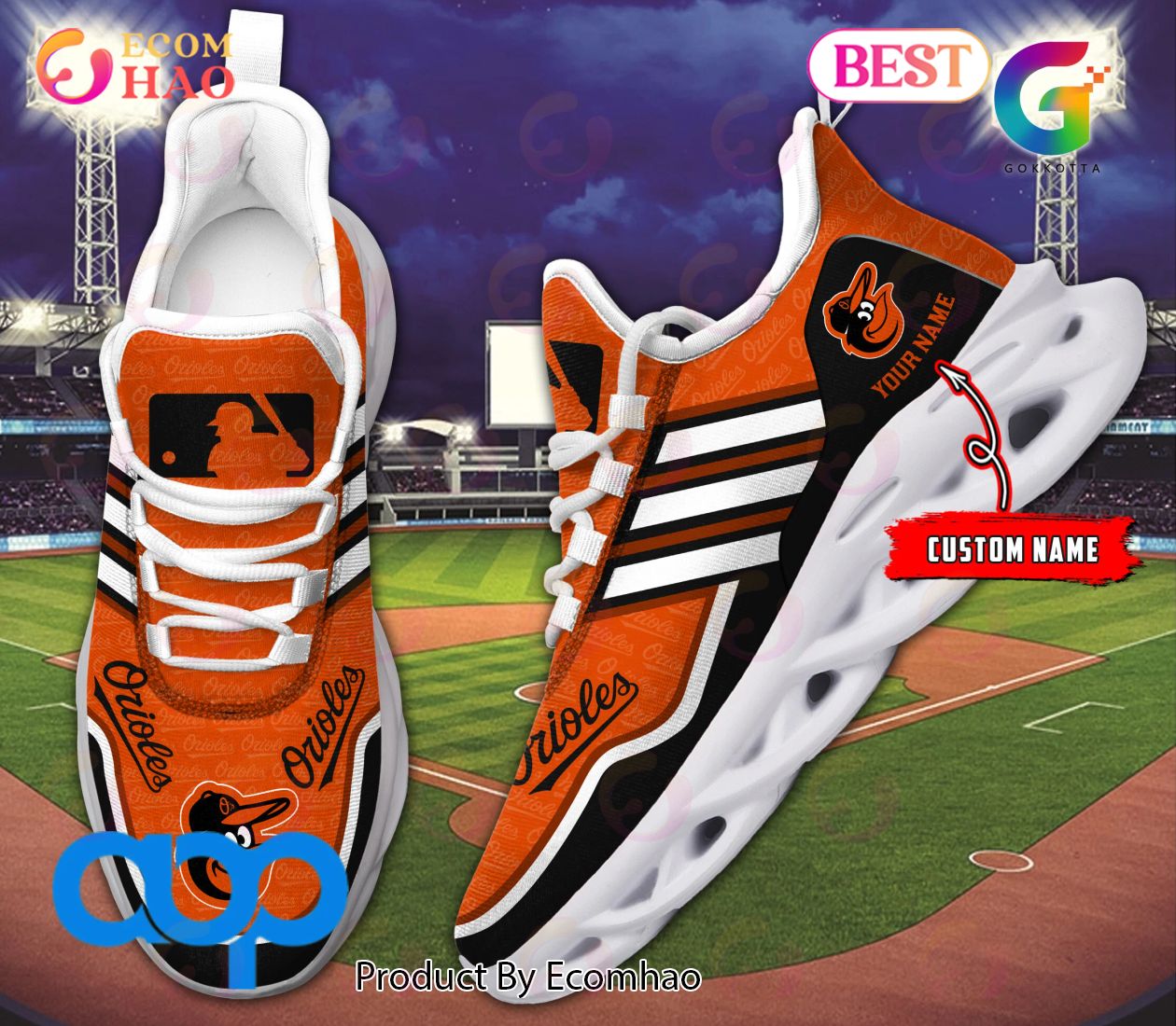 Baltimore Orioles Mix Jerseys MLB Max Soul Shoes Custom Name For