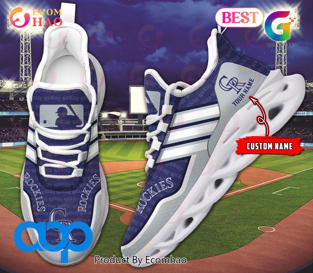 MLB Chicago White Sox Personalized New Clunky Max Soul Sneaker, Shoes