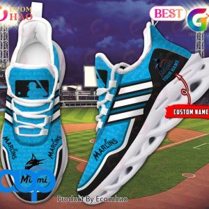 MLB Miami Marlins Personalized New Clunky Max Soul Sneaker, Shoes