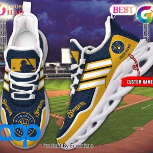MLB Milwaukee Brewers Personalized New Clunky Max Soul Sneaker, Shoes