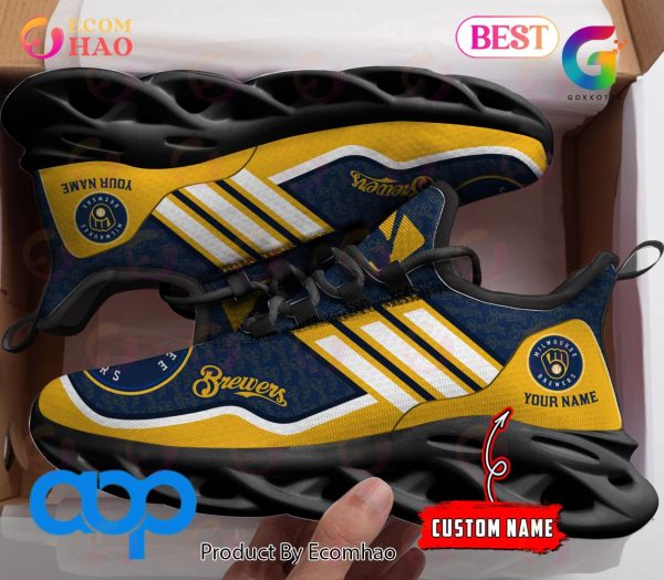 MLB Milwaukee Brewers Personalized New Clunky Max Soul Sneaker, Shoes