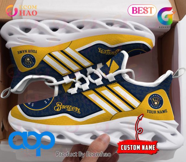 MLB Milwaukee Brewers Personalized New Clunky Max Soul Sneaker, Shoes