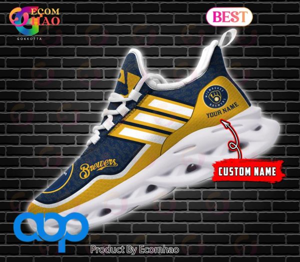 MLB Milwaukee Brewers Personalized New Clunky Max Soul Sneaker, Shoes