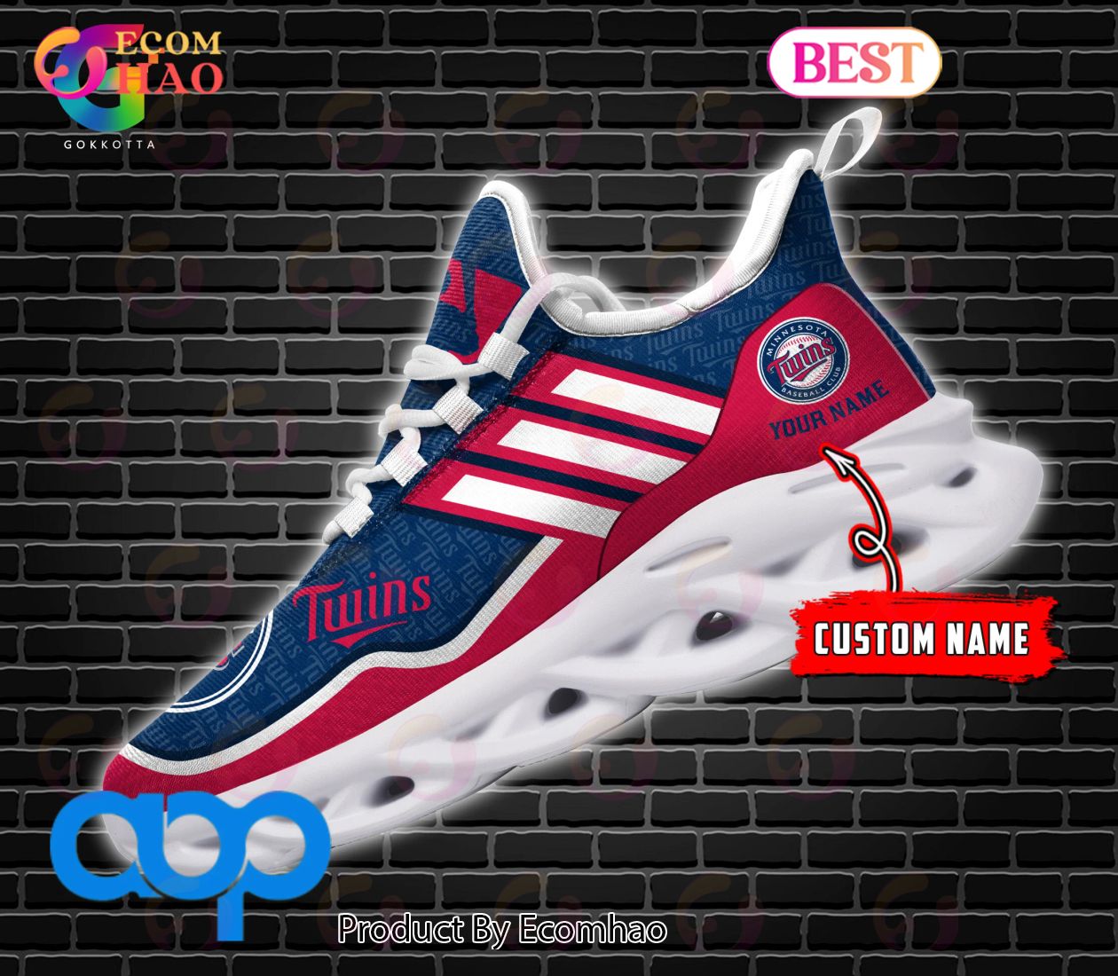 Minnesota Twins MLB Max Soul Shoes