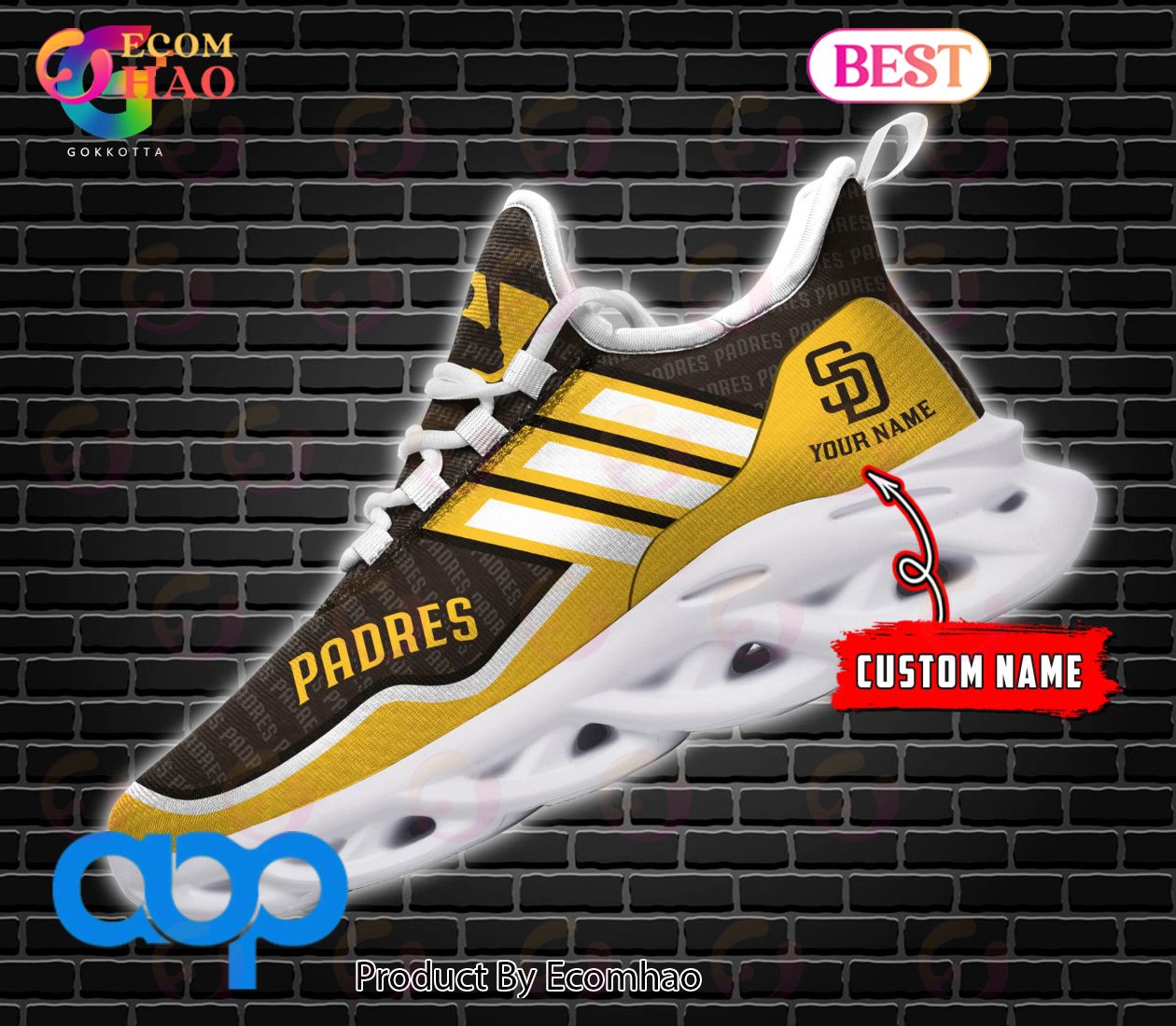 San Diego Padres Custom Name Max Soul Shoes Best Gift For Men