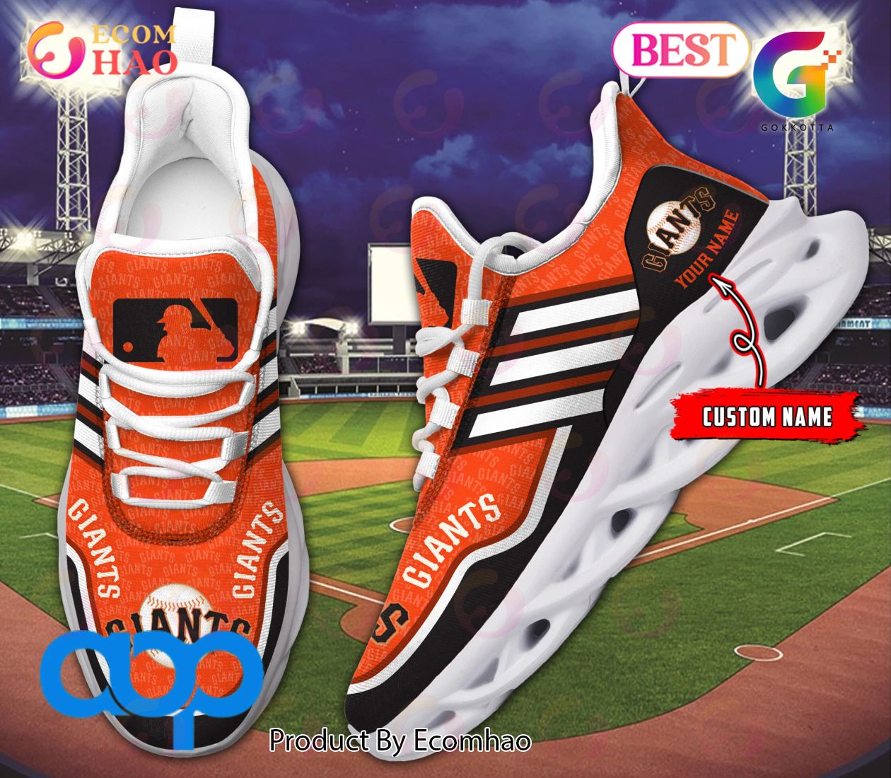 Personalize MLB San Francisco Giants Max Soul Sneakers Sport Shoes