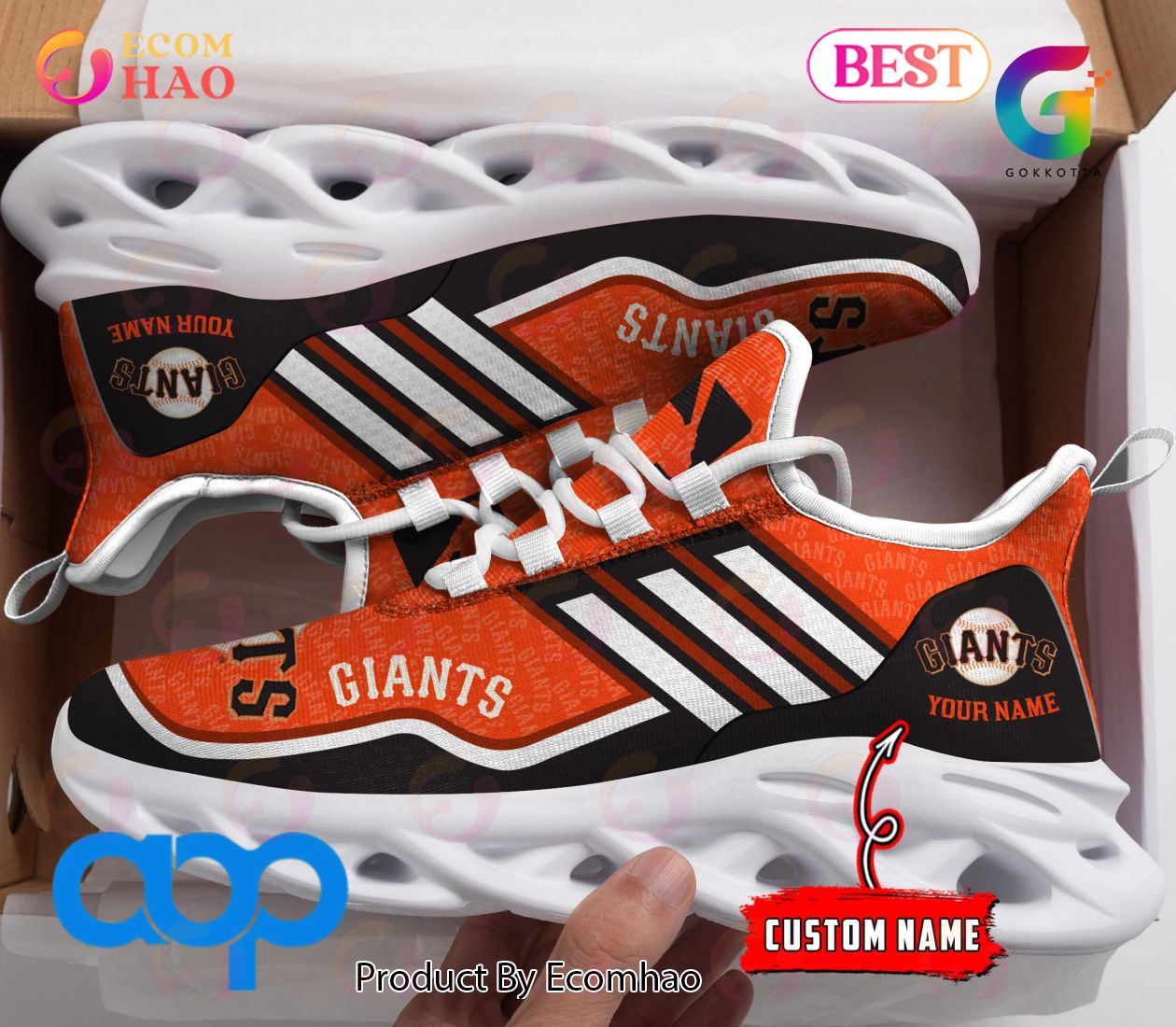 Personalize MLB San Francisco Giants Max Soul Sneakers Sport Shoes