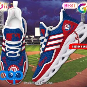 MLB Texas Rangers Personalized New Clunky Max Soul Sneaker, Shoes