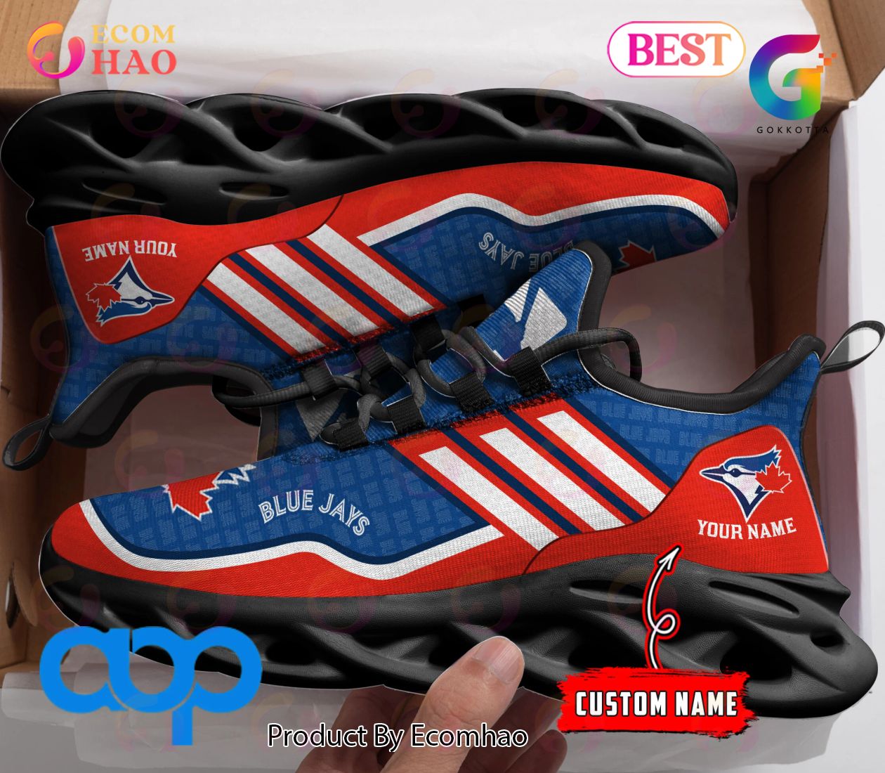 MLB Toronto Blue Jays Personalized New Clunky Max Soul Sneaker, Shoes