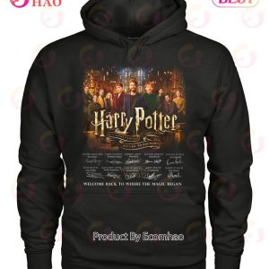 Harry Potter 20th Anniversary Return To Hogwarts Welcome Back To Where The Magic Began T-Shirt