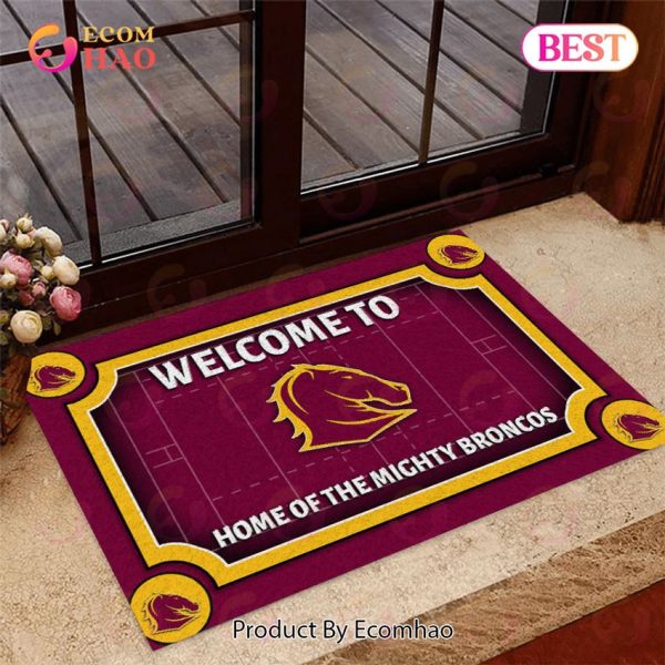 NRL Brisbane Broncos Doormat Gifts For Fans Store