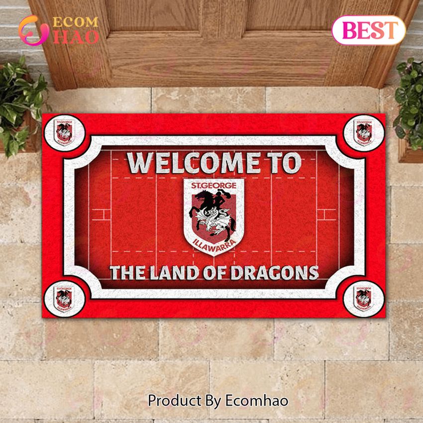 NRL St. George Illawarra Dragons Doormat Gifts For Fans