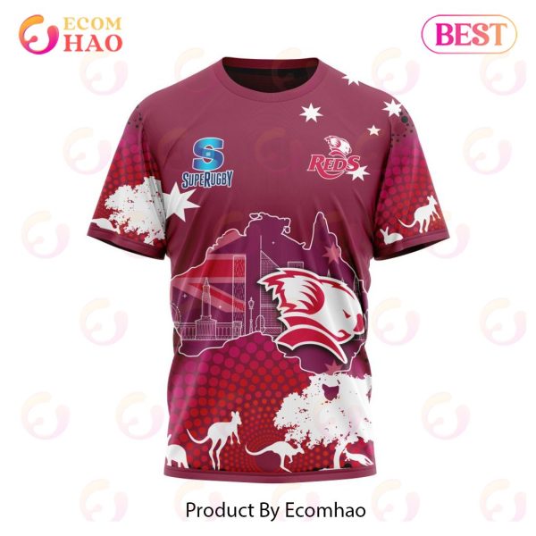 Old Reds Rugby Kit Reds SUPER RUGBY Specialized Concepts For Australia's Day Kits 3D ...