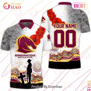 Personalized NRL Canberra Raiders Specialized Design With Anzac Day Polo Shirt
