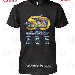 50th Anniversary Tour Kansas Another Fork In The Road Signature T-Shirt