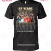 70 Years Of 1953 – 2023 25 Movies James Bond 007 Thank You For The Memories T-Shirt