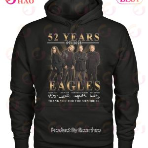 52 Years Of 1971 – 2023 Eagles Thank You For The Memories T-Shirt