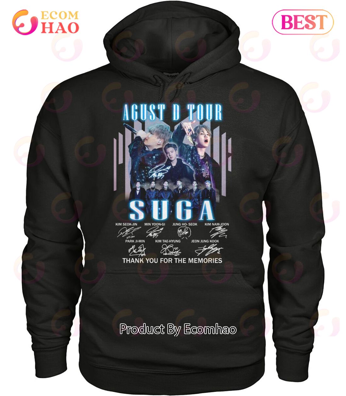 Agust D Tour Suga Thank You For The Memories T-Shirt