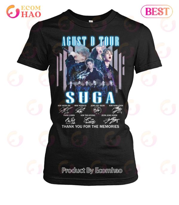 Agust D Tour Suga Thank You For The Memories T-Shirt