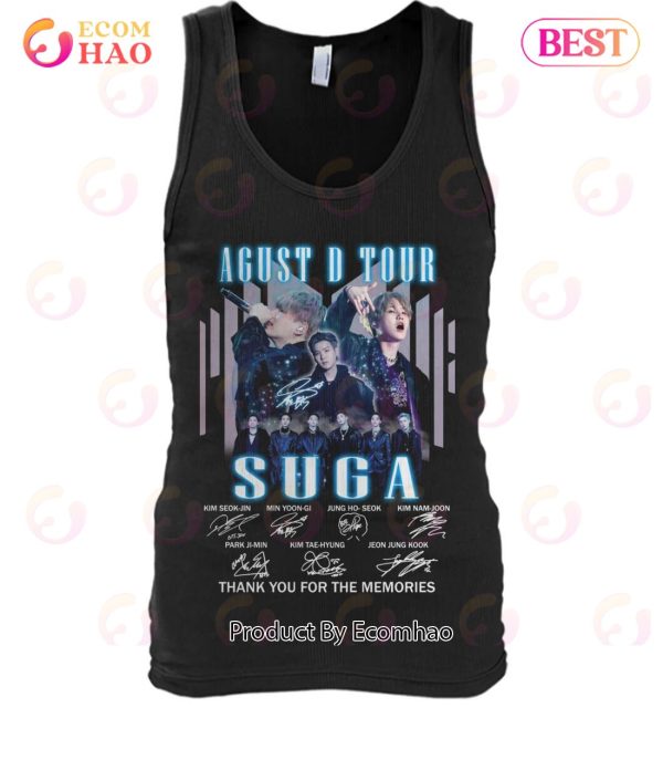 Agust D Tour Suga Thank You For The Memories T-Shirt