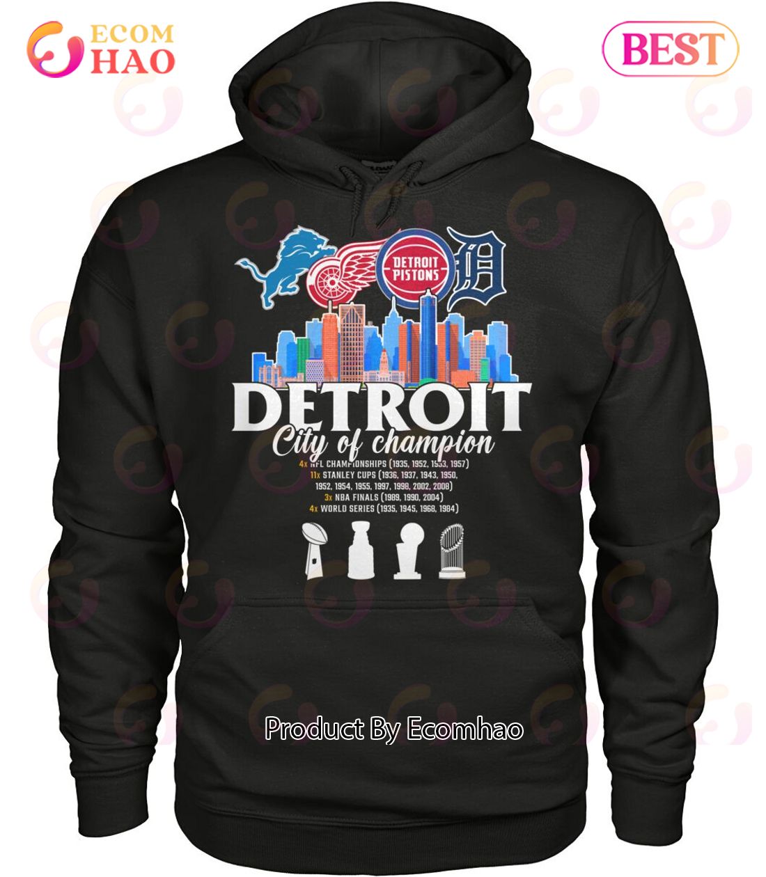 Detroit City Of Champion T-Shirt