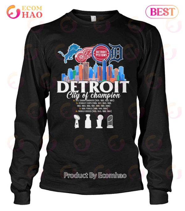 Detroit City Of Champion T-Shirt