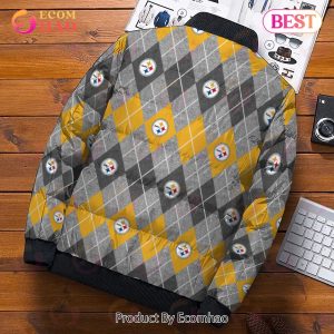 NFL Pittsburgh Steelers Puffer Jacket 3D