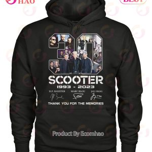 30 Years Of 1993 – 2023 Scooter Thank You For The Memories T-Shirt