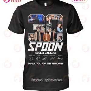 30 Years Of 1993 – 2023 Spoon Thank You For The Memories T-Shirt