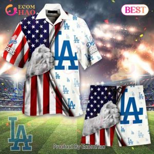 Dodgers Combo Hawaiian Shirt And Short