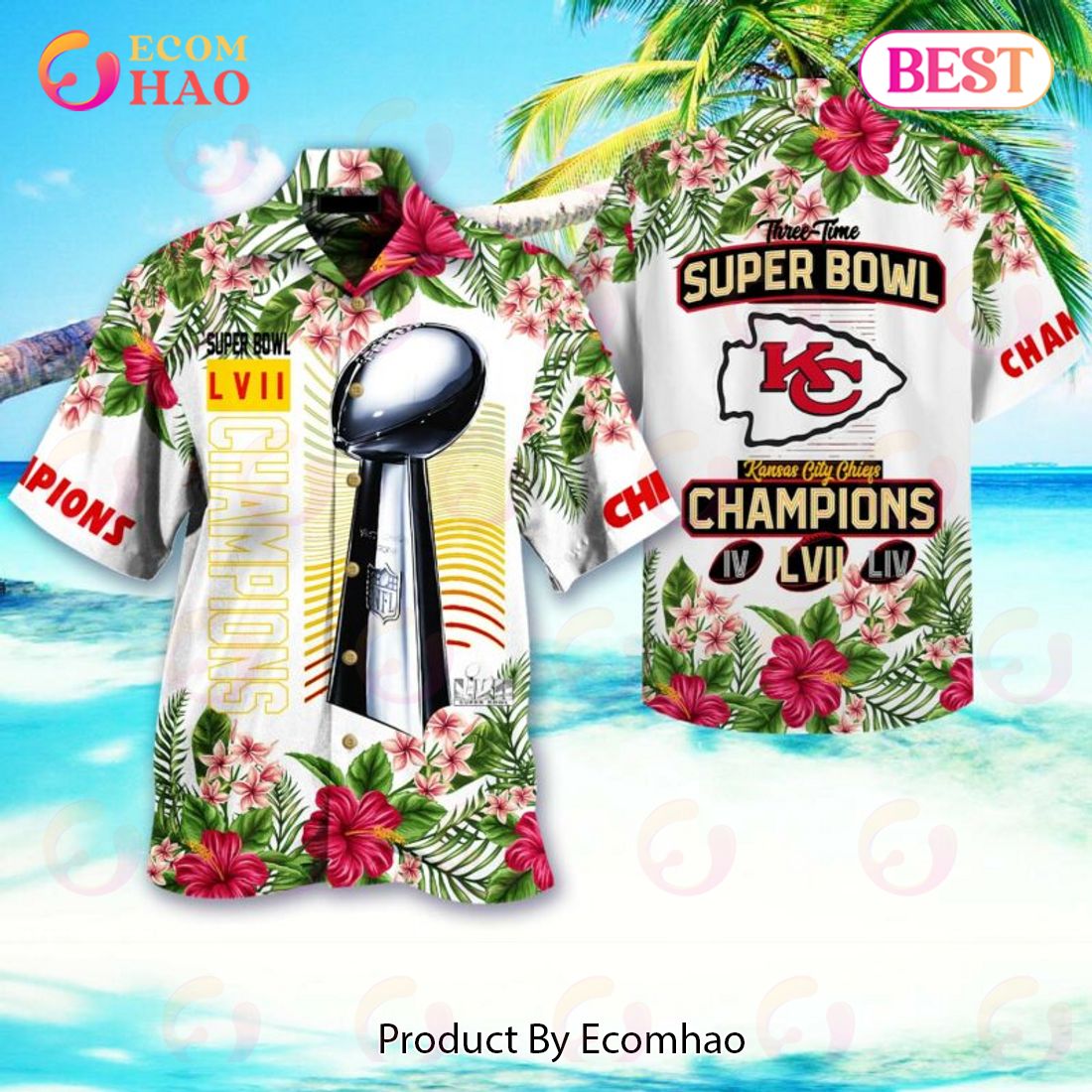 Kansas City Chiefs Champions Super Bowl 2022 Hawaiian Shirt