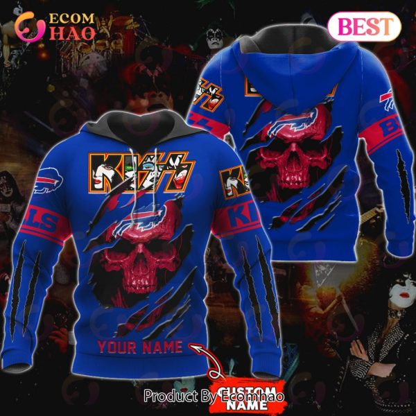 NFL Buffalo Bills Special Kiss Band Design 3D Hoodie