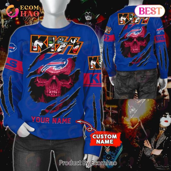 NFL Buffalo Bills Special Kiss Band Design 3D Hoodie