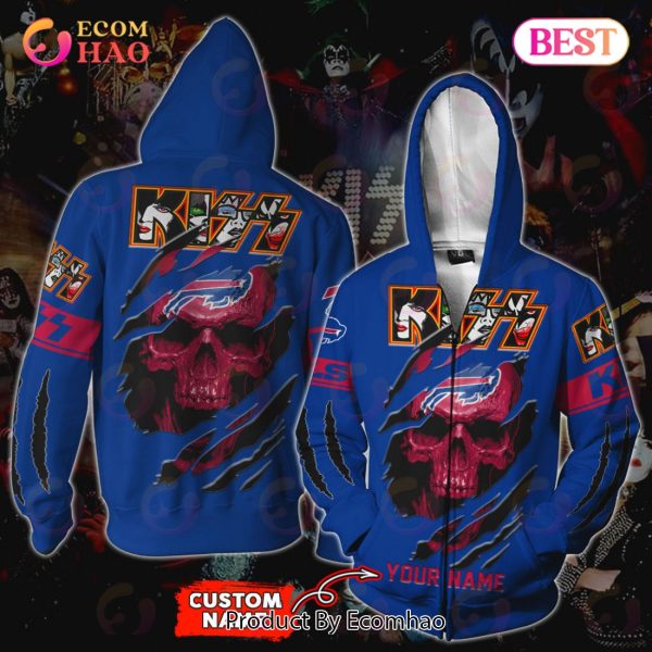 NFL Buffalo Bills Special Kiss Band Design 3D Hoodie