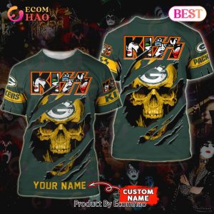 NFL Green Bay Packers Special Kiss Band Design 3D Hoodie