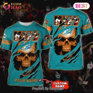 NFL Miami Dolphins Special Kiss Band Design 3D Hoodie