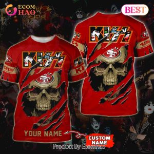 NFL San Francisco 49ers Special Kiss Band Design 3D Hoodie