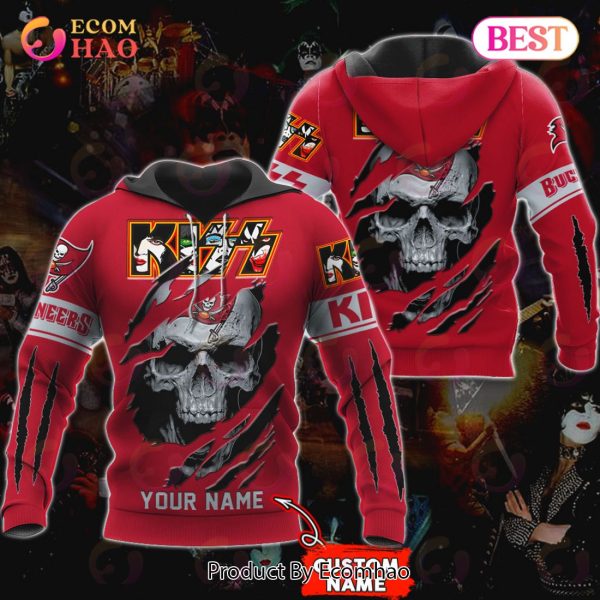 NFL Tampa Bay Buccaneers Special Kiss Band Design 3D Hoodie