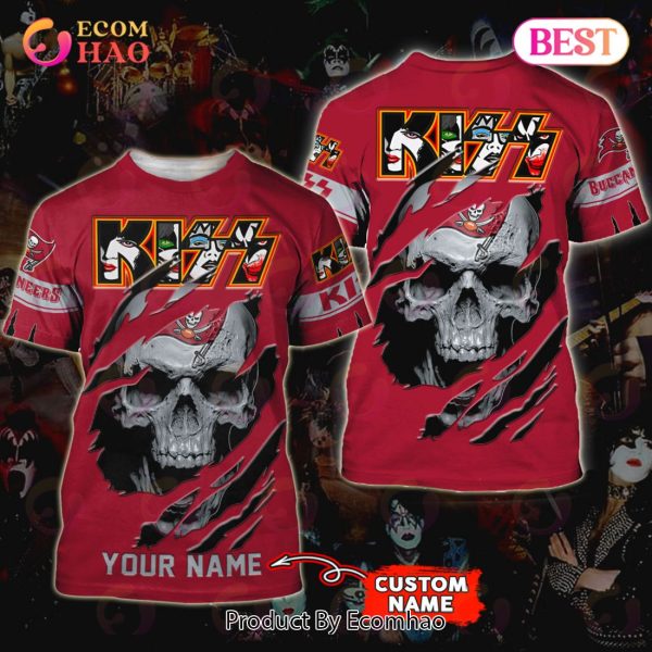 NFL Tampa Bay Buccaneers Special Kiss Band Design 3D Hoodie